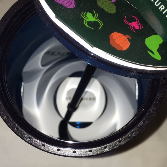 Starbucks 2021 NWT Glow In-The-Dark 16 oz Tumbler with 8 Stickers - Picture 4 of 6